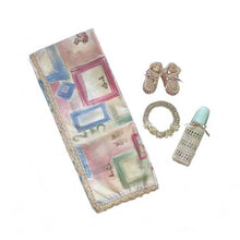 Load image into Gallery viewer, Baby Blanket 123 Girl Gift Set - kreassions.com
