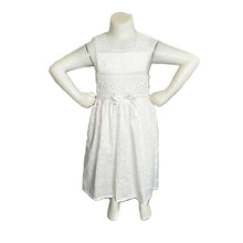 Load image into Gallery viewer, Girl White Dress - Lily - My Garden Collection - kreassions.com
