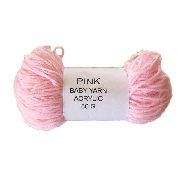 baby yarn crochet knitting pink 50g - kreassions.com