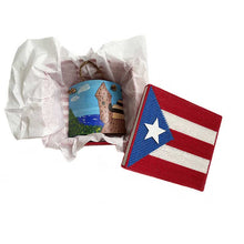 Load image into Gallery viewer, Wall Plaque El Morro Puerto Rico flag Gift Set - kreassions.com
