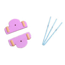 Load image into Gallery viewer, Hair Pin Lace Tool Pink - kreassions.com
